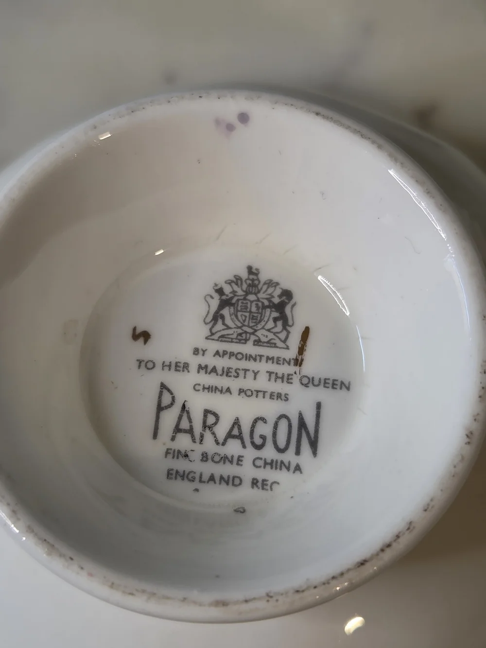 PARAGON | Royal Warrant Paragon Cabinet Teacup & Saucer Set RARE 1940